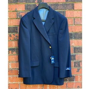 STAFFORD Men's Suit Coat Blazzer Black Pick Size #J441 STAFFORD Men's Suit Coat Blazzer Black Pick Size #J441